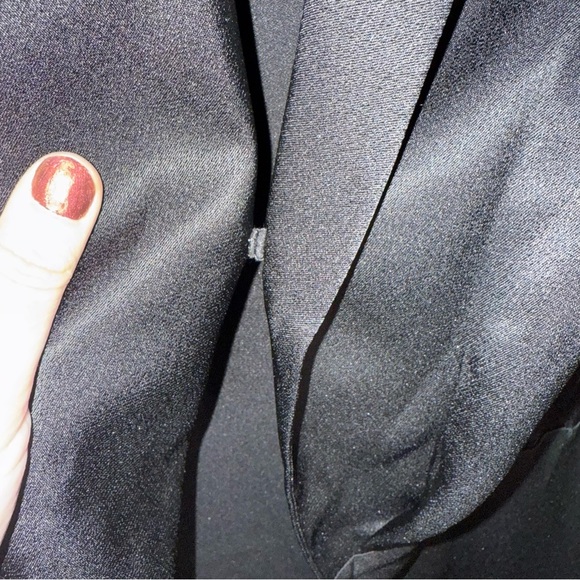 Ba&sh x Jay Ahr Black Janeiro Wrap Dress Size 6 - Picture 6 of 11